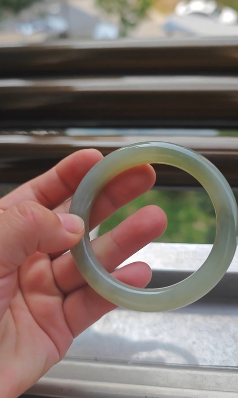 古玩玉器青玉手鐲真品鑒賞圖