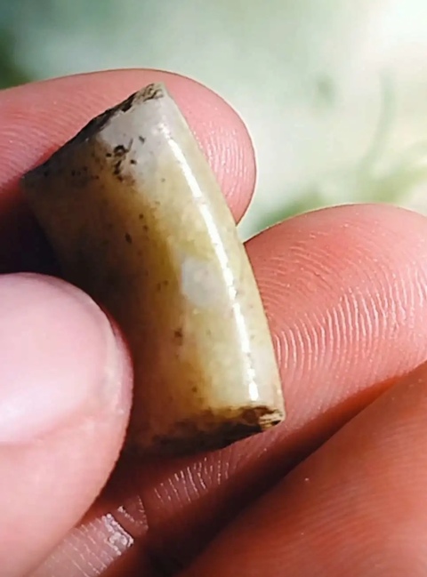 古玩玉器玉鐲殘件真品鑒賞圖