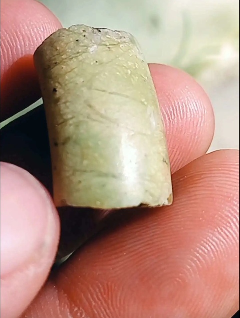 古玩玉器玉鐲殘件真品鑒賞圖