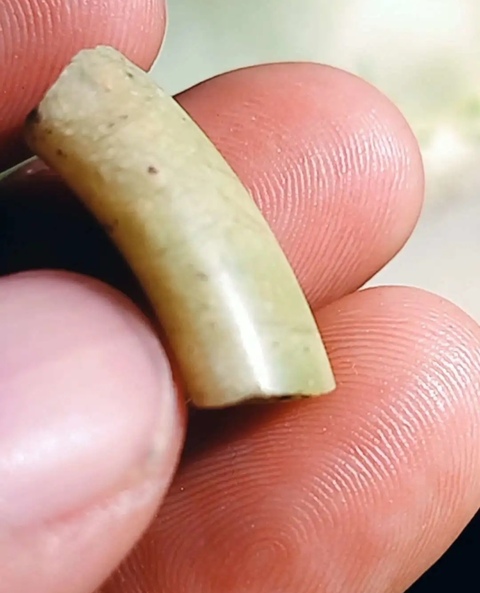 古玩玉器玉鐲殘件真品鑒賞圖