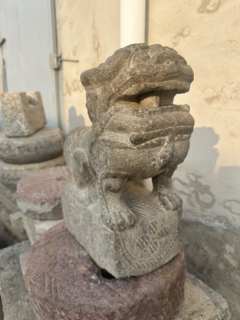 古玩雜項石獅真品鑒賞圖