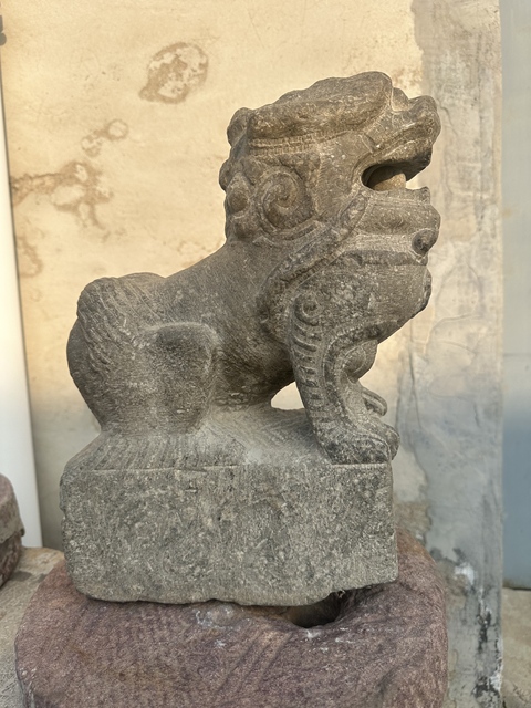 古玩雜項石獅真品鑒賞圖