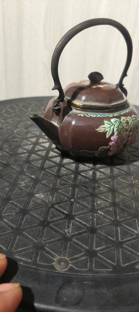 古玩雜項提梁壺真品鑒賞圖