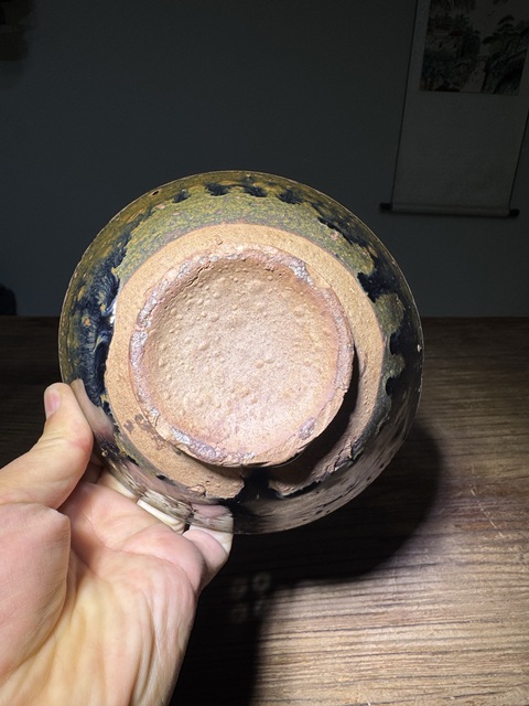 古玩陶瓷清代， 磁州窯、茶盞拍賣，當(dāng)前價(jià)格98元