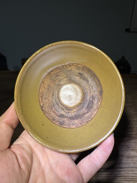 古玩陶瓷清代，磁州窯茶盞拍賣，當前價格388元