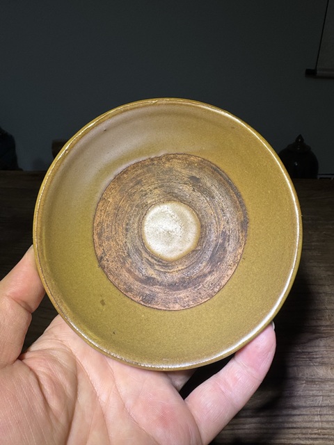 古玩陶瓷清代，磁州窯茶盞拍賣，當前價格388元