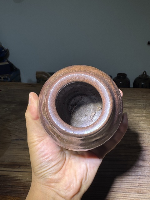 古玩陶瓷雞心罐真品鑒賞圖