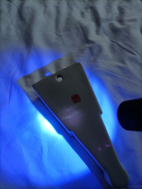 古玩陶瓷粉彩花卉紋扇形壁瓶拍賣，當前價格500元