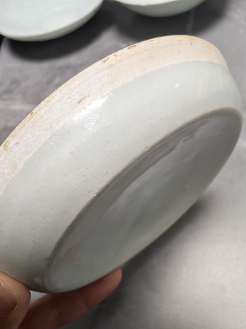 古玩陶瓷青白釉劃花洗真品鑒賞圖