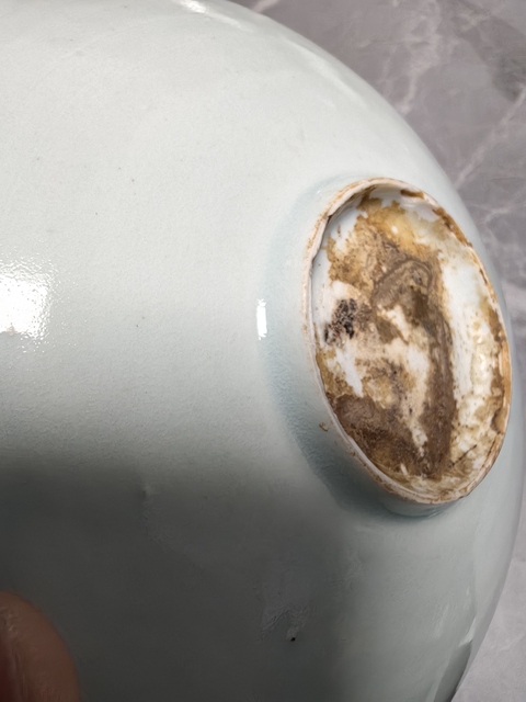 古玩陶瓷青白釉刻花碗真品鑒賞圖