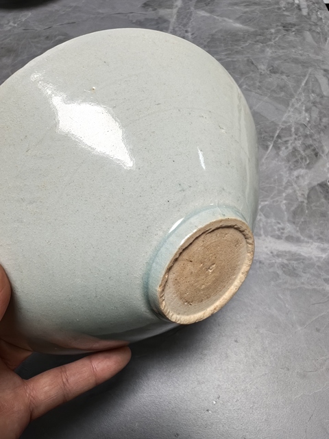 古玩陶瓷青白釉劃花碗真品鑒賞圖