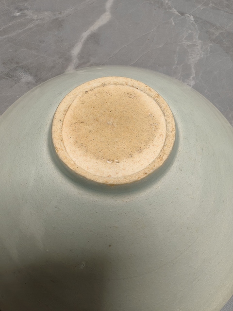 古玩陶瓷青白釉劃花碗真品鑒賞圖