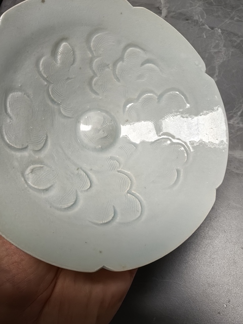 古玩陶瓷青白釉劃花碗真品鑒賞圖