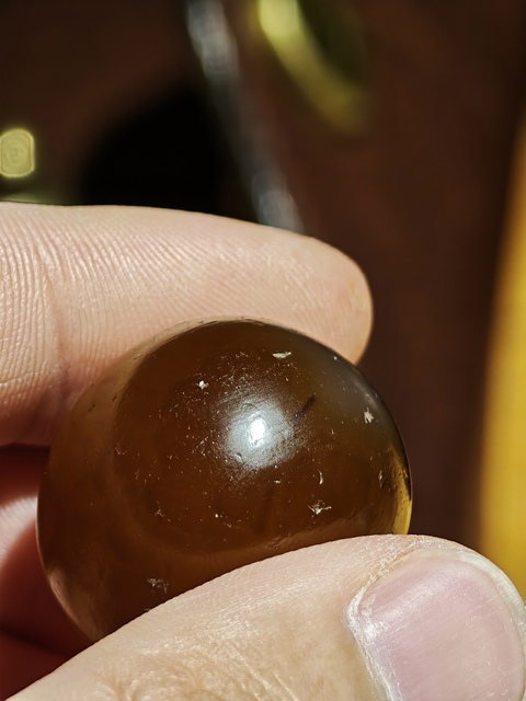 古玩玉器老瑪瑙珠真品鑒賞圖