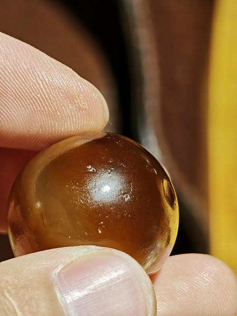 古玩玉器老瑪瑙珠真品鑒賞圖