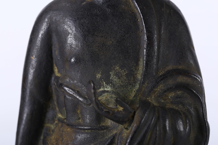 古玩銅器銅菩薩像真品鑒賞圖