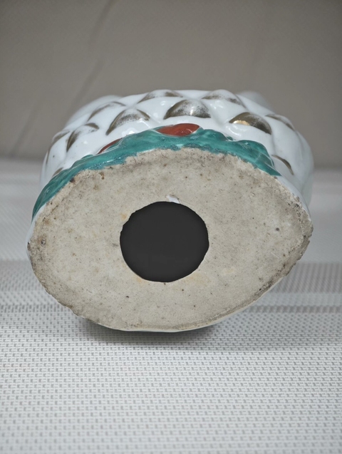 古玩陶瓷白釉觀音送子造像真品鑒賞圖