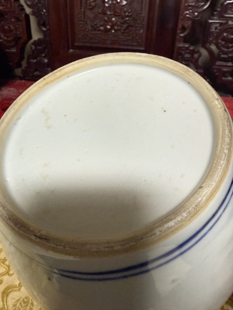 古玩陶瓷青花人物紋罐真品鑒賞圖