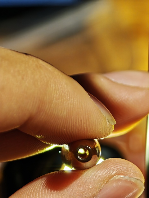 古玩玉器老瑪瑙管珠真品鑒賞圖