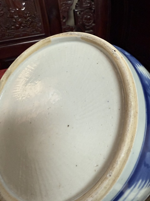 古玩陶瓷青花麒麟送子圖罐真品鑒賞圖