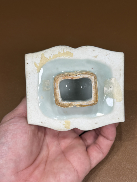 古玩陶瓷清康熙 五彩花鳥紋蓋罐真品鑒賞圖