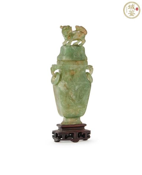 古玩玉器翡翠花插真品鑒賞圖