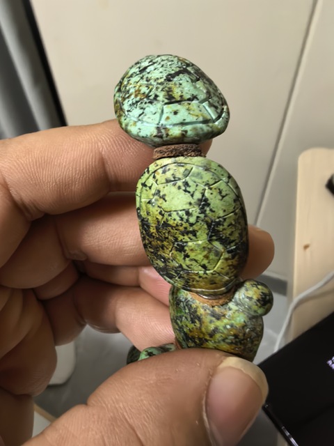 古玩玉器松石仿古件真品鑒賞圖