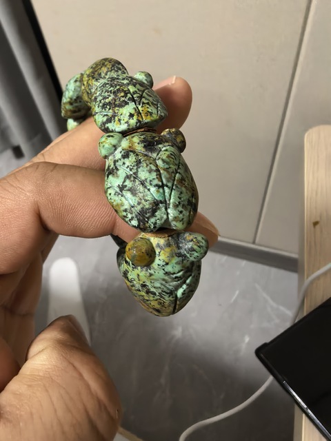 古玩玉器松石仿古件真品鑒賞圖