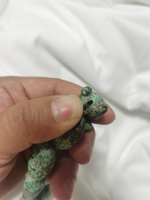 古玩玉器松石仿古件真品鑒賞圖