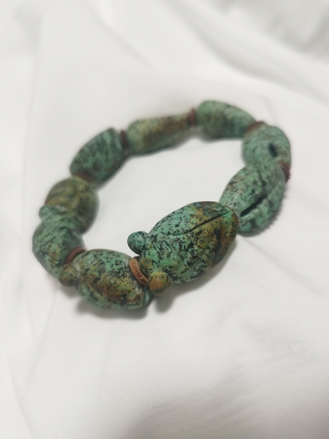 古玩玉器松石仿古件真品鑒賞圖