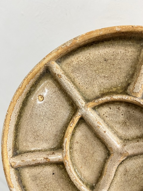 古玩陶瓷晉南北朝~洪州窯青釉多格盤拍賣,當前價格2766元