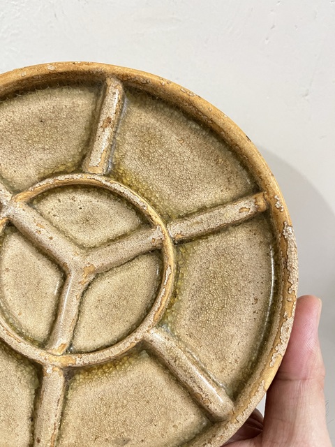 古玩陶瓷晉南北朝~洪州窯青釉多格盤拍賣,當前價格2766元