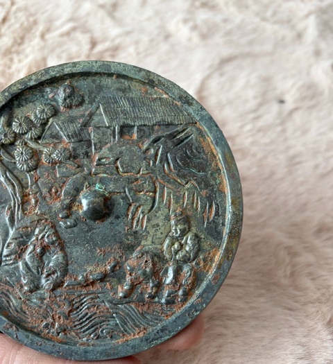 古玩銅器銅鏡真品鑒賞圖