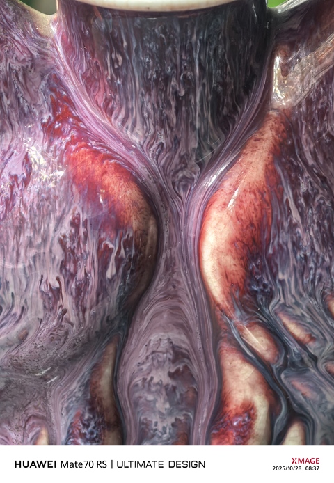 古玩陶瓷窯變釉雙鶴耳尊真品鑒賞圖