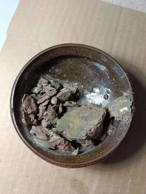 古玩陶瓷贛州窯褐釉茶盞真品鑒賞圖