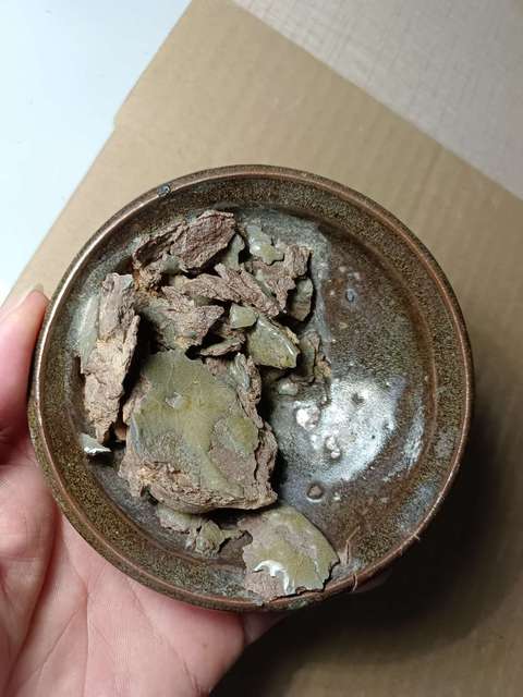 古玩陶瓷贛州窯褐釉茶盞真品鑒賞圖