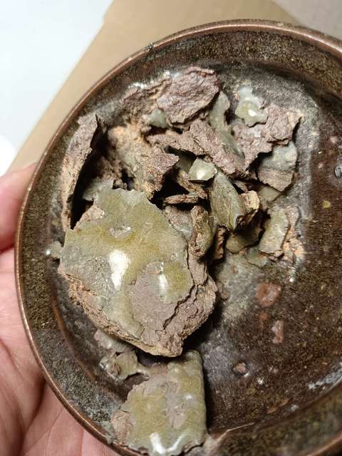 古玩陶瓷贛州窯褐釉茶盞真品鑒賞圖