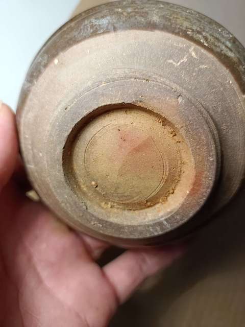 古玩陶瓷贛州窯褐釉茶盞真品鑒賞圖