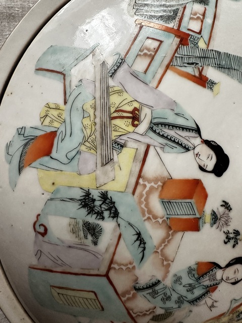 古玩陶瓷晚清粉彩一品鍋拍賣,當前價格2000元