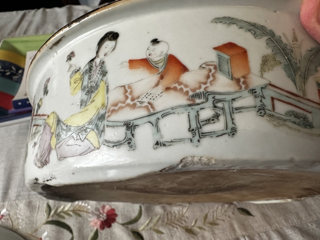 古玩陶瓷晚清粉彩一品鍋拍賣,當前價格2000元