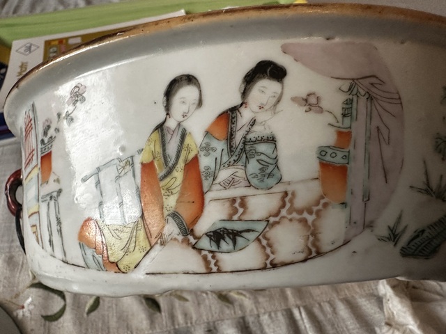 古玩陶瓷晚清粉彩一品鍋拍賣,當前價格2000元