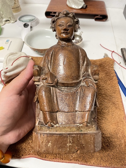 古玩雜項木雕真品鑒賞圖