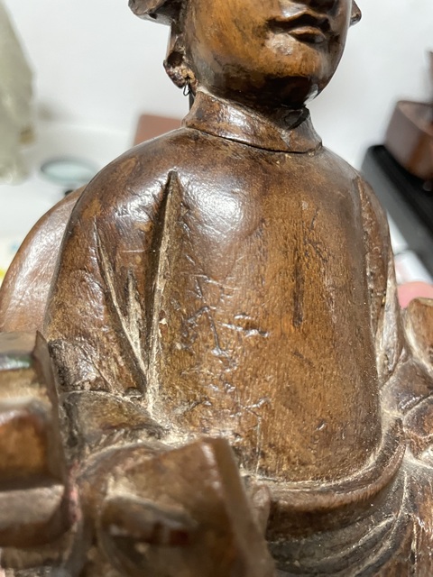 古玩雜項木雕真品鑒賞圖