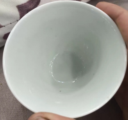 古玩陶瓷人物紋青花杯真品鑒賞圖