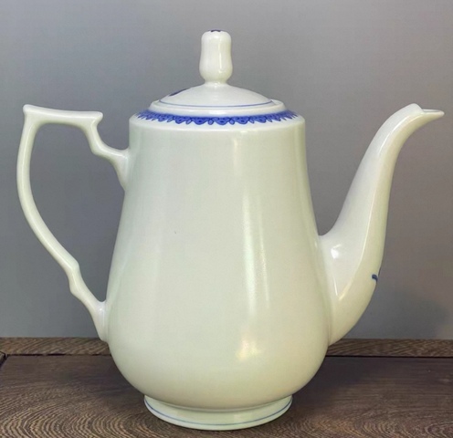 古玩陶瓷青花釉里紅松鶴紋執壺真品鑒賞圖