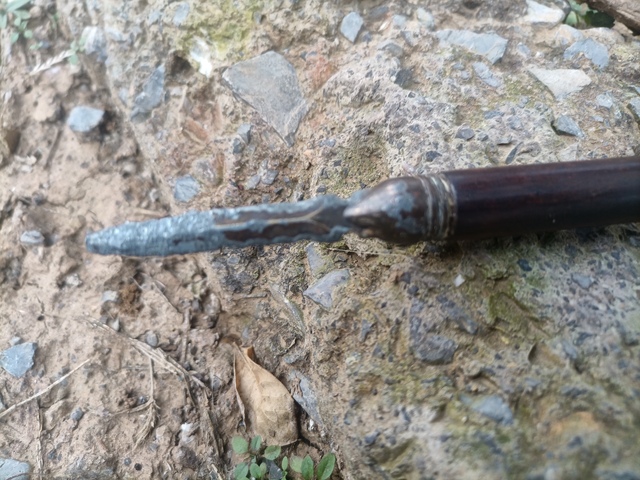 古玩銅器茶刀真品鑒賞圖