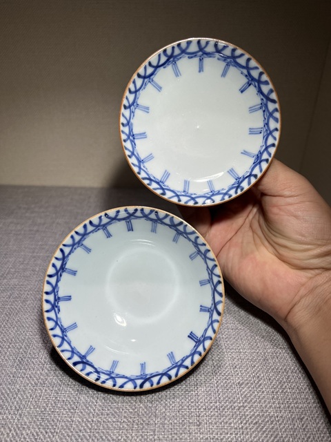 古玩陶瓷（晚清民國(guó)）青花瓔珞紋茶蓋碗拍賣，當(dāng)前價(jià)格0元