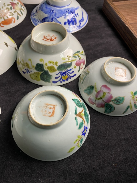 古玩陶瓷(清庫(kù)存騰地方)一組8件清代至民國(guó)碗拍賣,當(dāng)前價(jià)格99元