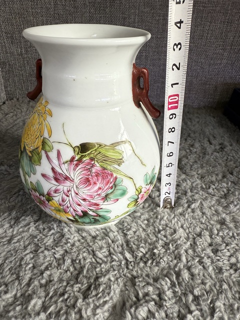 古玩陶瓷創匯粉彩飛黃騰達圖象耳尊拍賣，當前價格3888元