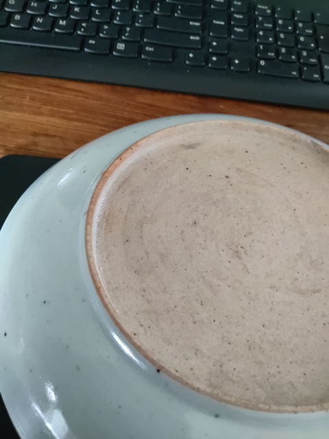 古玩陶瓷青花釉里紅魚藻紋盤拍賣,當前價格600元